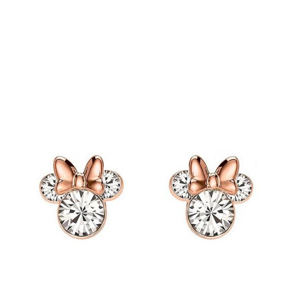 Rose Gold Minnie Mouse Earrings